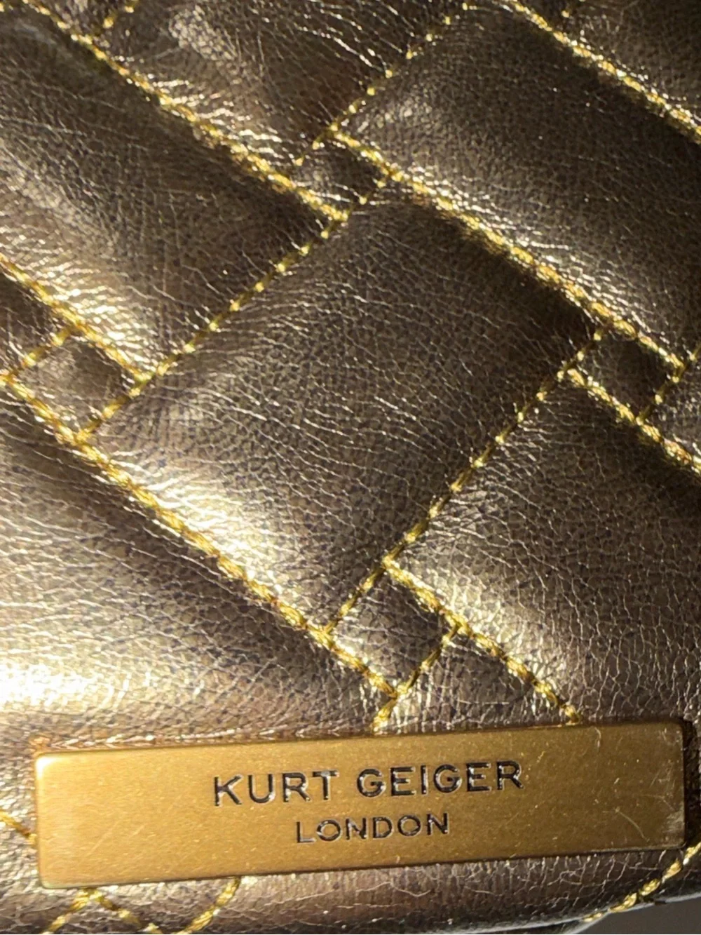Kurt Geiger stylish metallic